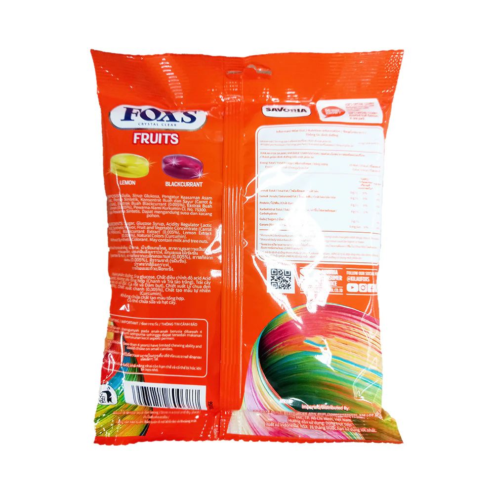 Fox's Crystal Clear Candy Oval 125g - Image 8