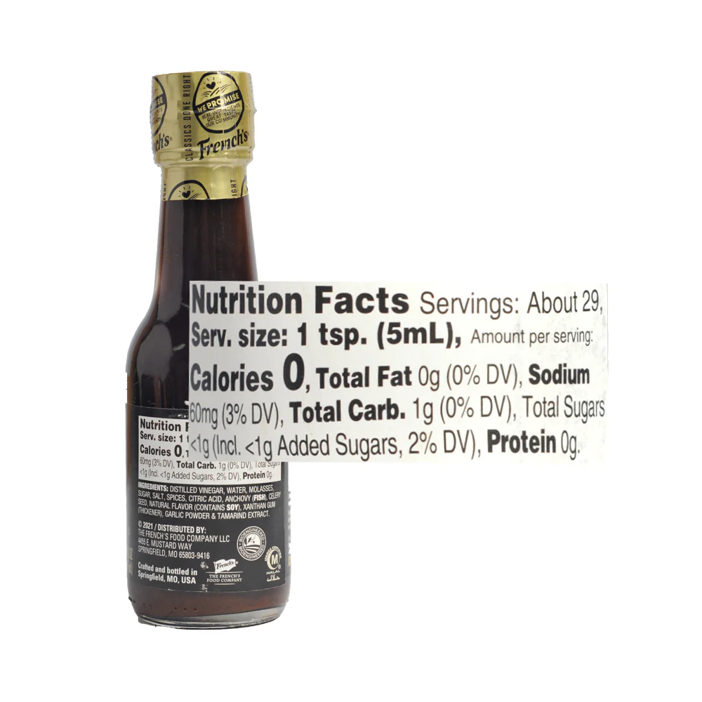 French's Worcestershire Sauce 148ml (5oz) - Image 2