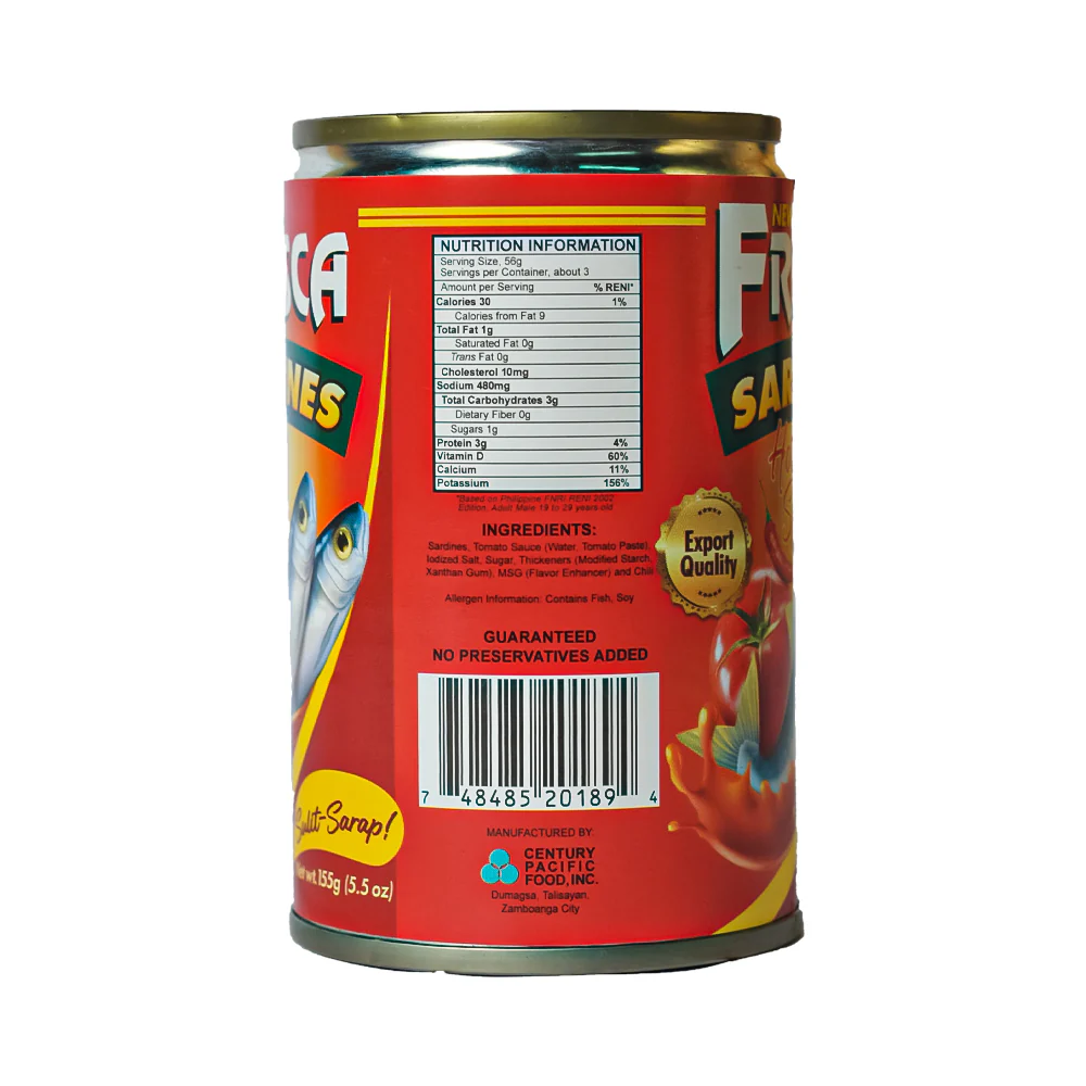 Fresca Sardines Hot And Spicy 155g - Image 2