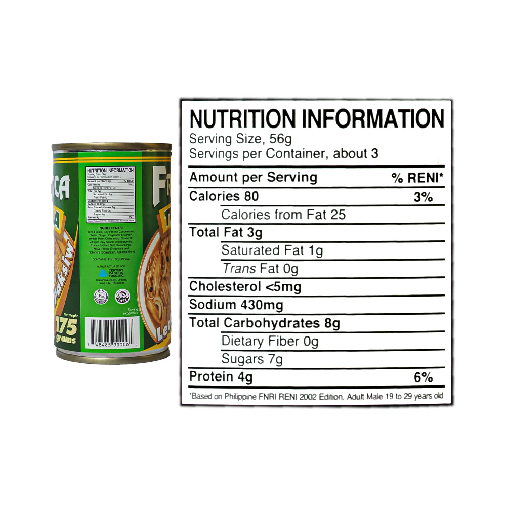 Fresca Tuna Flakes Lechon Paksiw 175g - Image 3