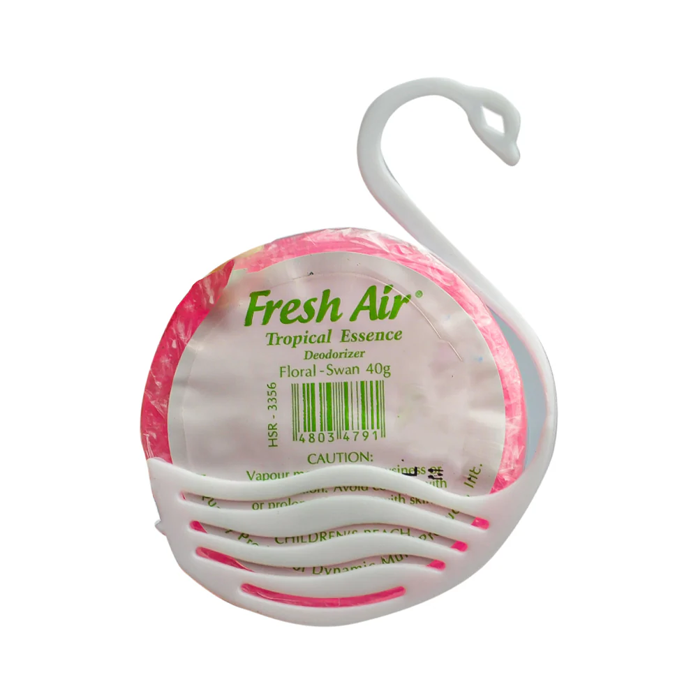 Fresh Air Deodorizer With Plastic Swan Container Floral Scent 40g - Image 2
