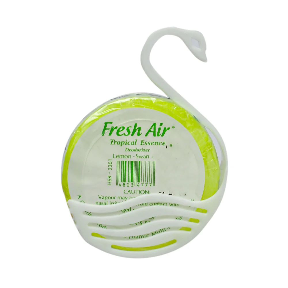 Fresh Air Deodorizer With Plastic Swan Container Lemon Scent 40g - Image 2