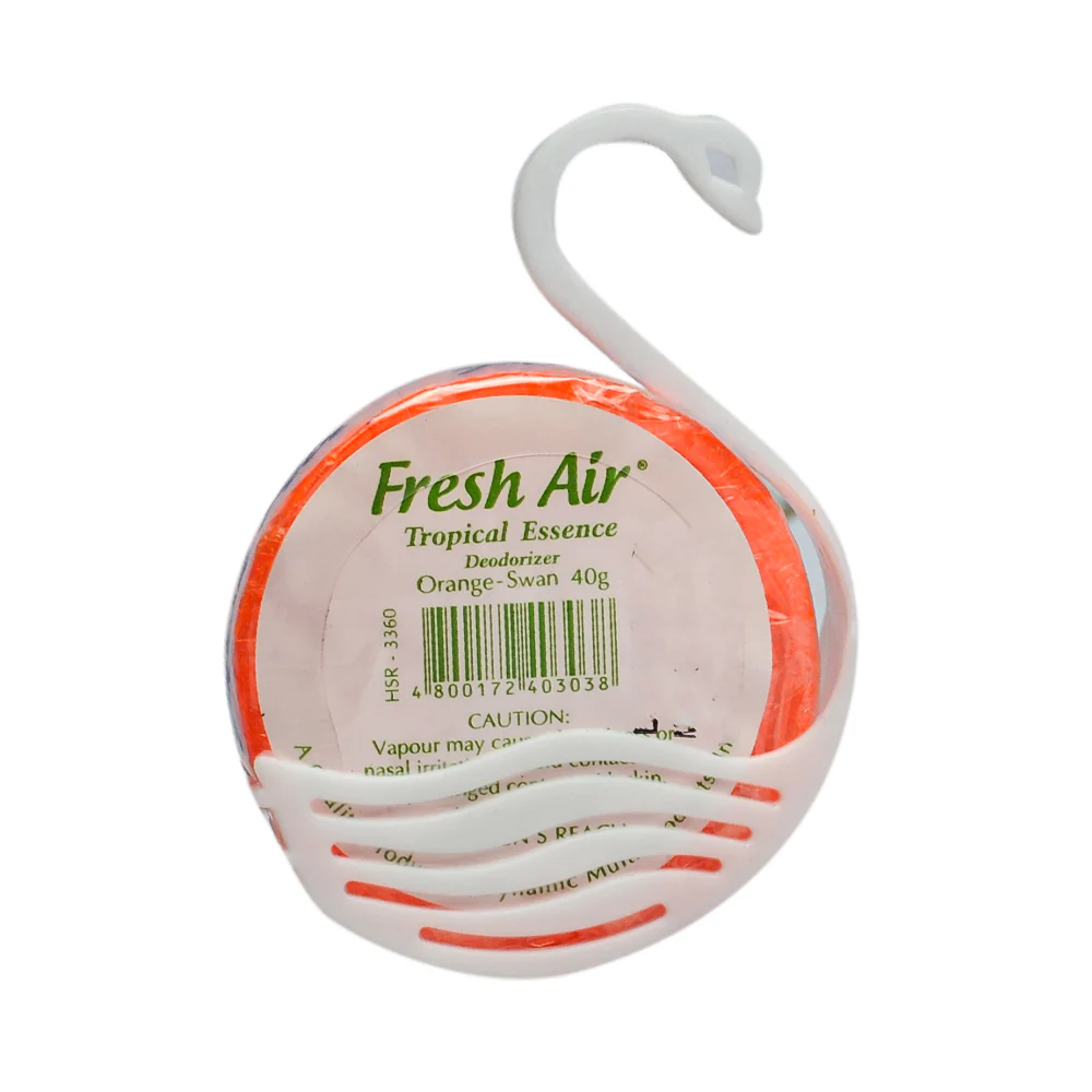 Fresh Air Deodorizer With Plastic Swan Container Orange Scent 40g - Image 2