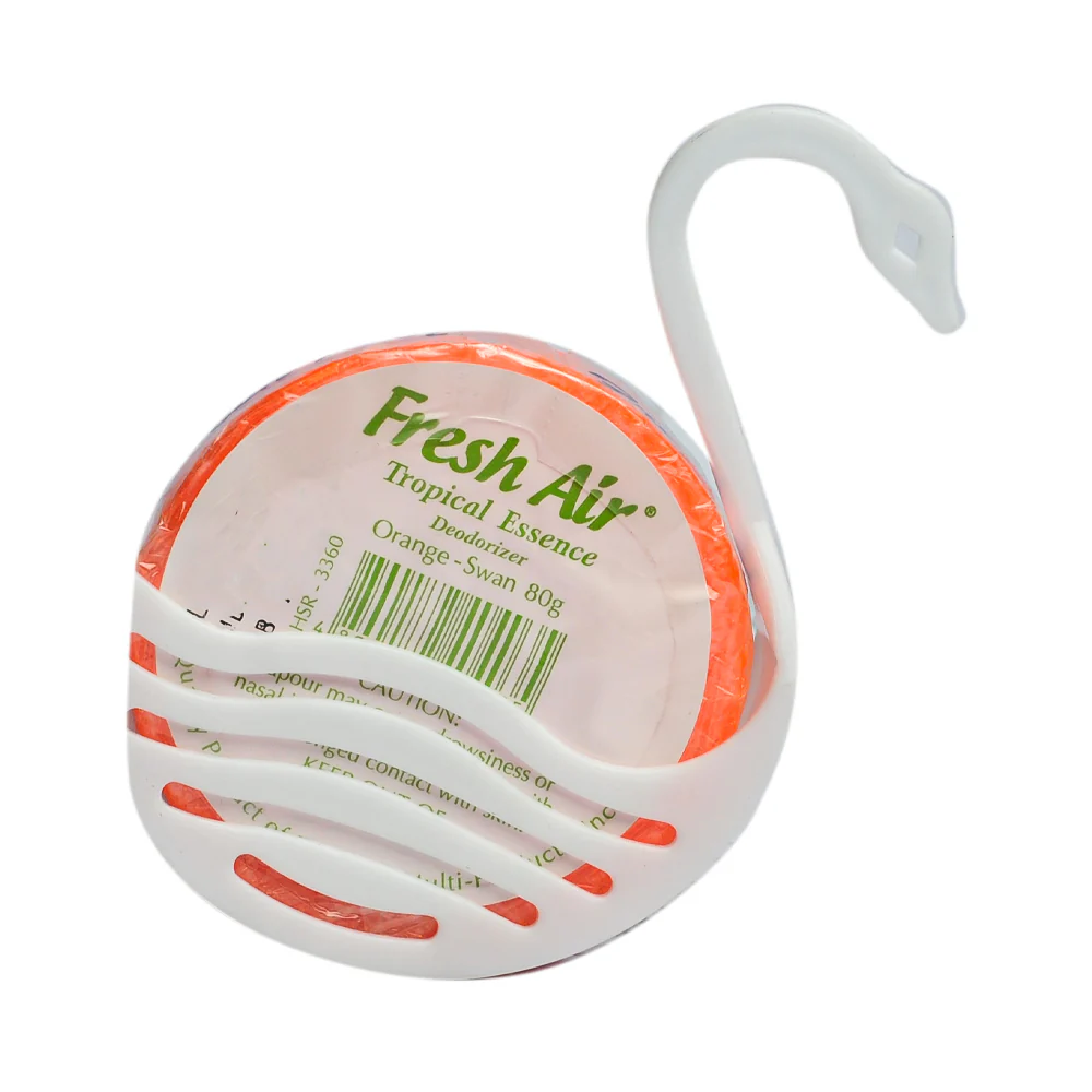 Fresh Air Deodorizer With Plastic Swan Container Orange Scent 80g - Image 2