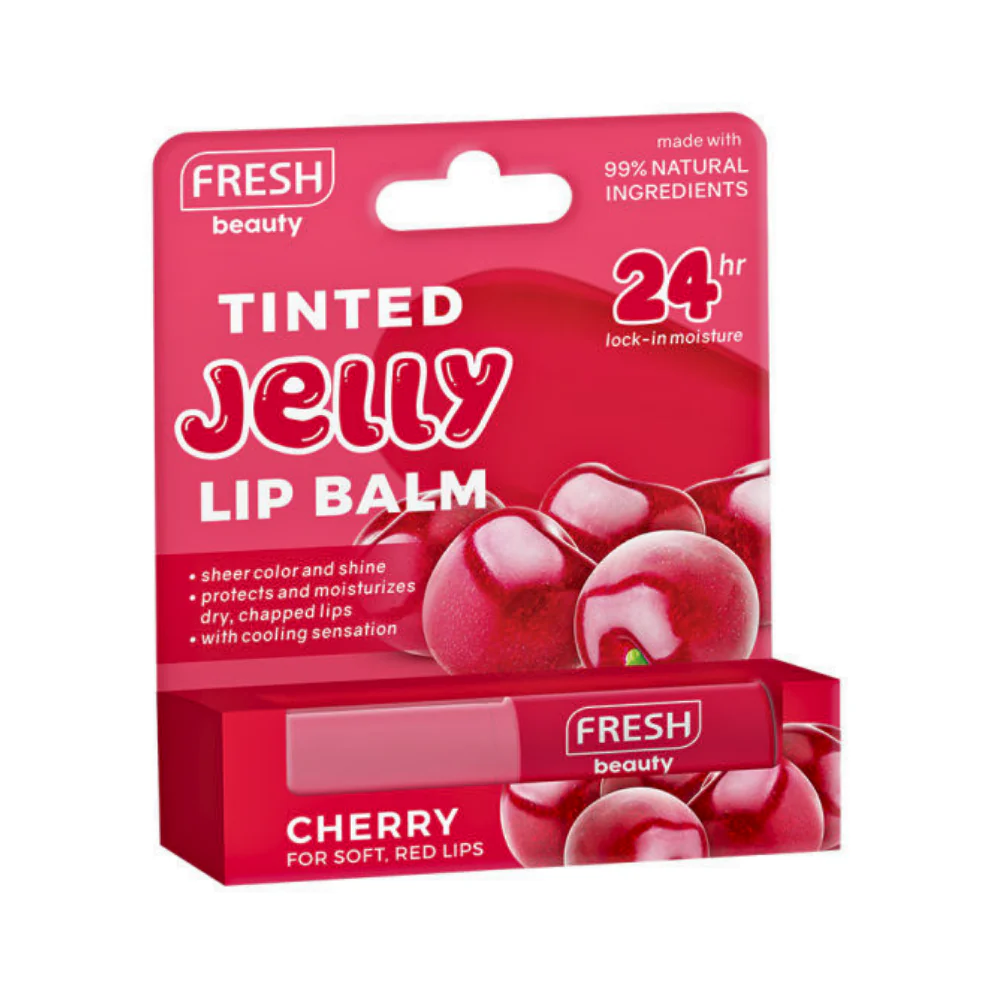 Fresh Beauty Tinted Jelly Lip Balm Cherry 4g - Image 2