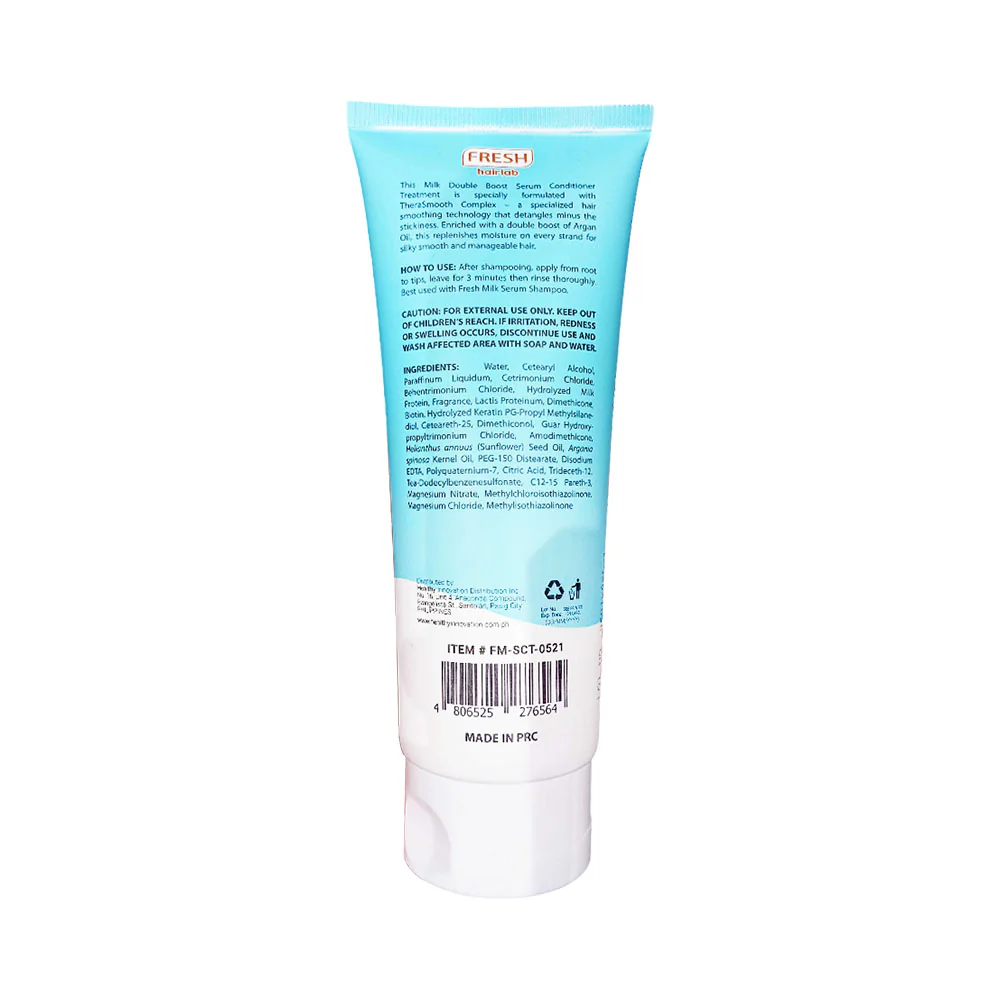 Fresh Hairlab Milk Double Boost Argan 2 in 1 Serum Conditioner Treatment - Image 3