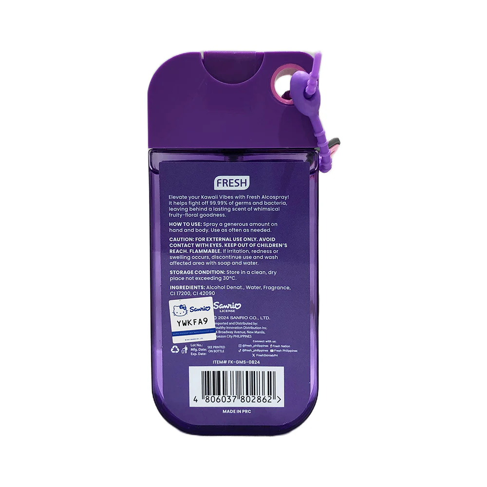 Fresh Healthlab Kuromi Grapevine Musk Serenade 99.99% Alcospray - Image 3