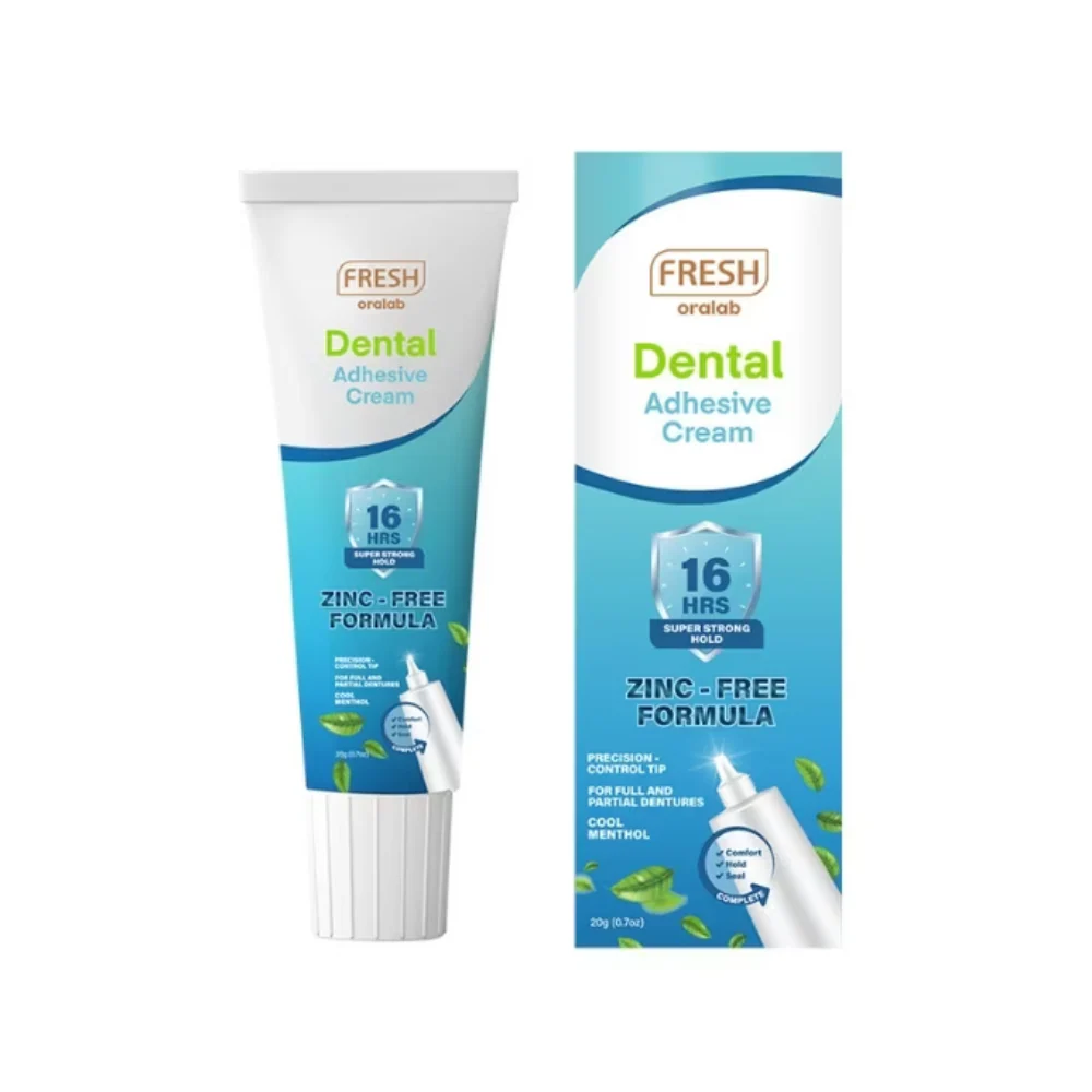 Fresh Oralab Dental Adhesive Cream 20g - Image 2