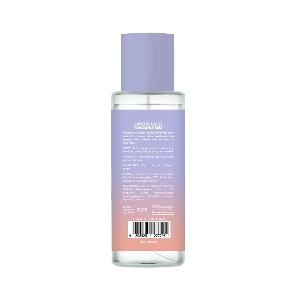 Fresh Scentlab Fragrance Mist Sweet Pea Bliss 88mL - Image 3