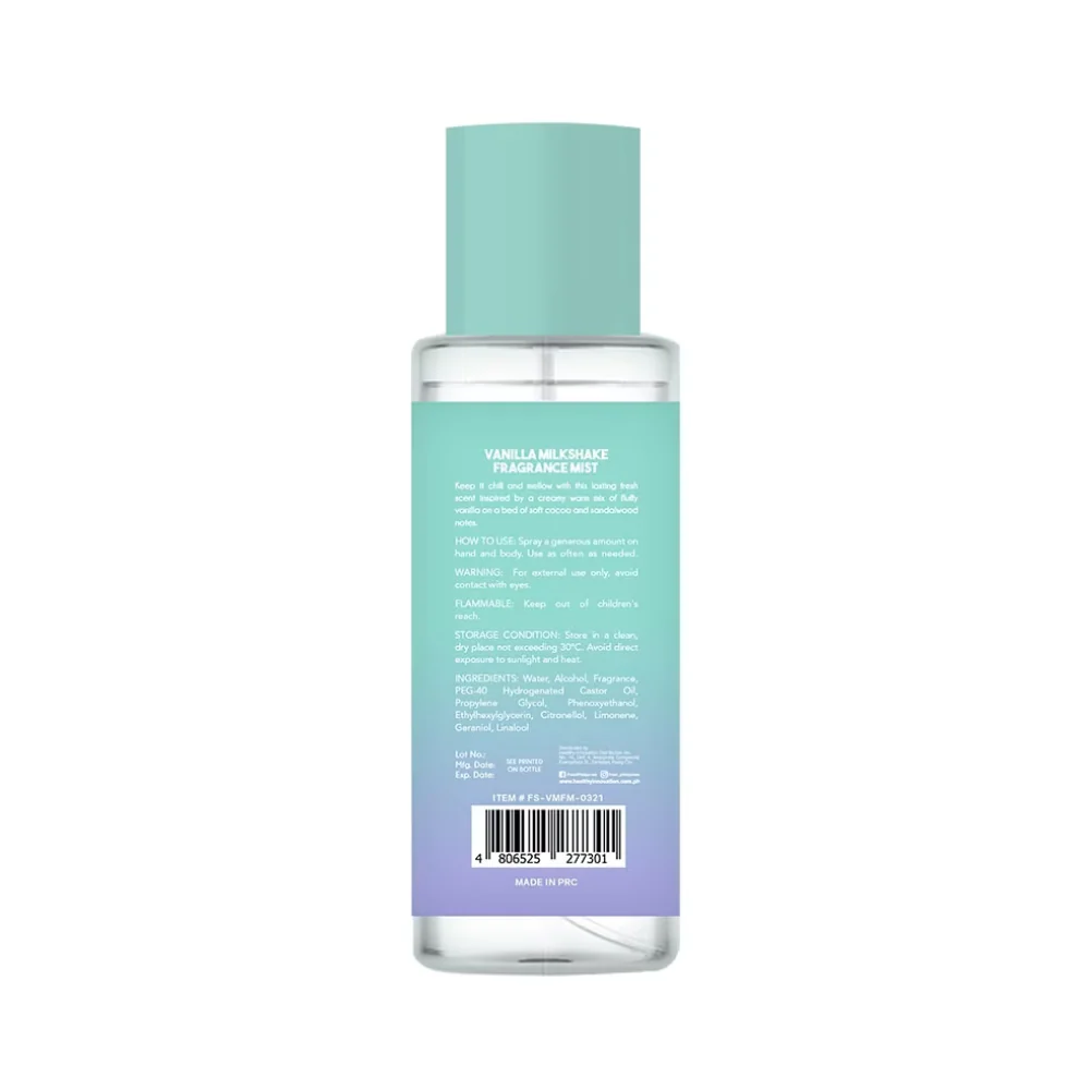 Fresh Scentlab Fragrance Mist Vanilla Milkshake 88mL - Image 3