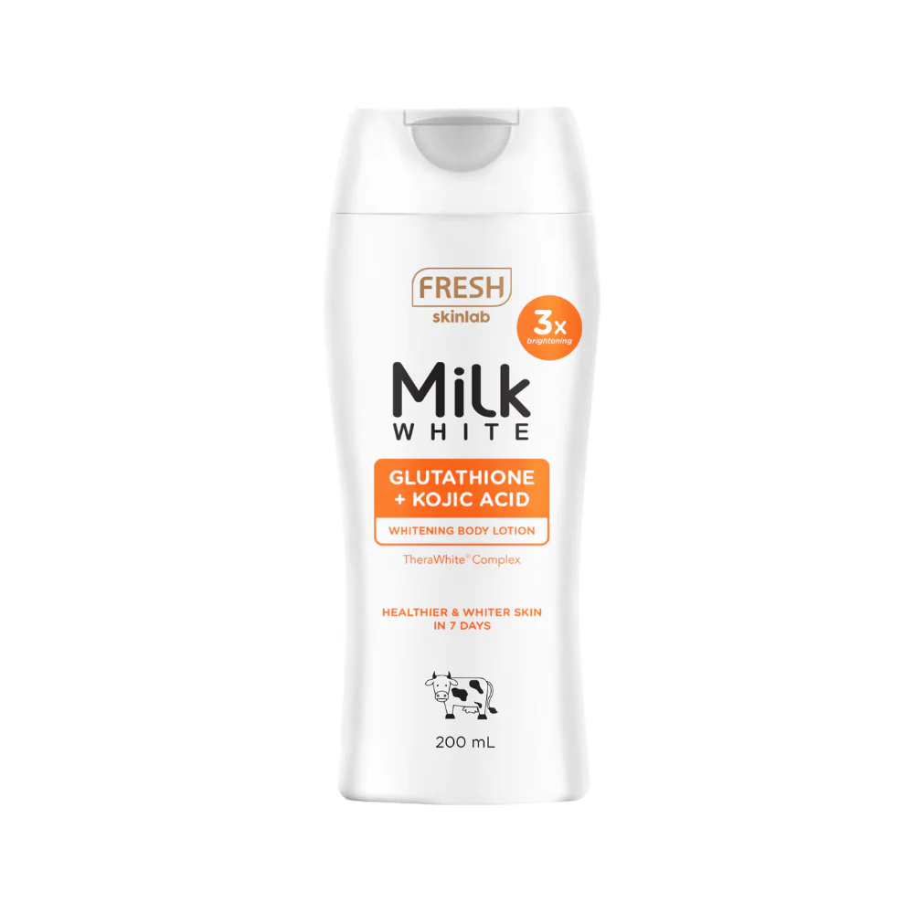 Fresh Skinlab Milk White Glutathione + Kojic Whitening Body Lotion 200ml - Image 2