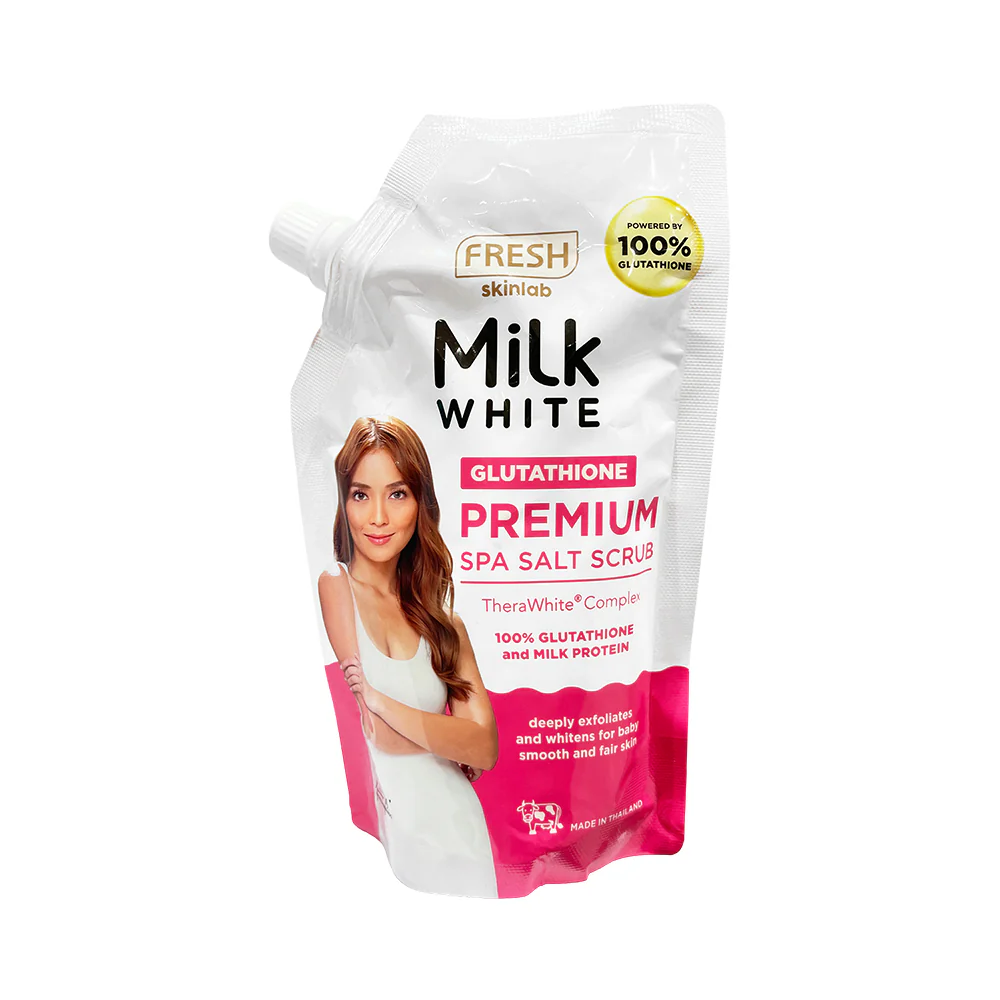 Fresh Skinlab Milk White Glutathione Premium Spa Salt Scrub 350g - Image 2