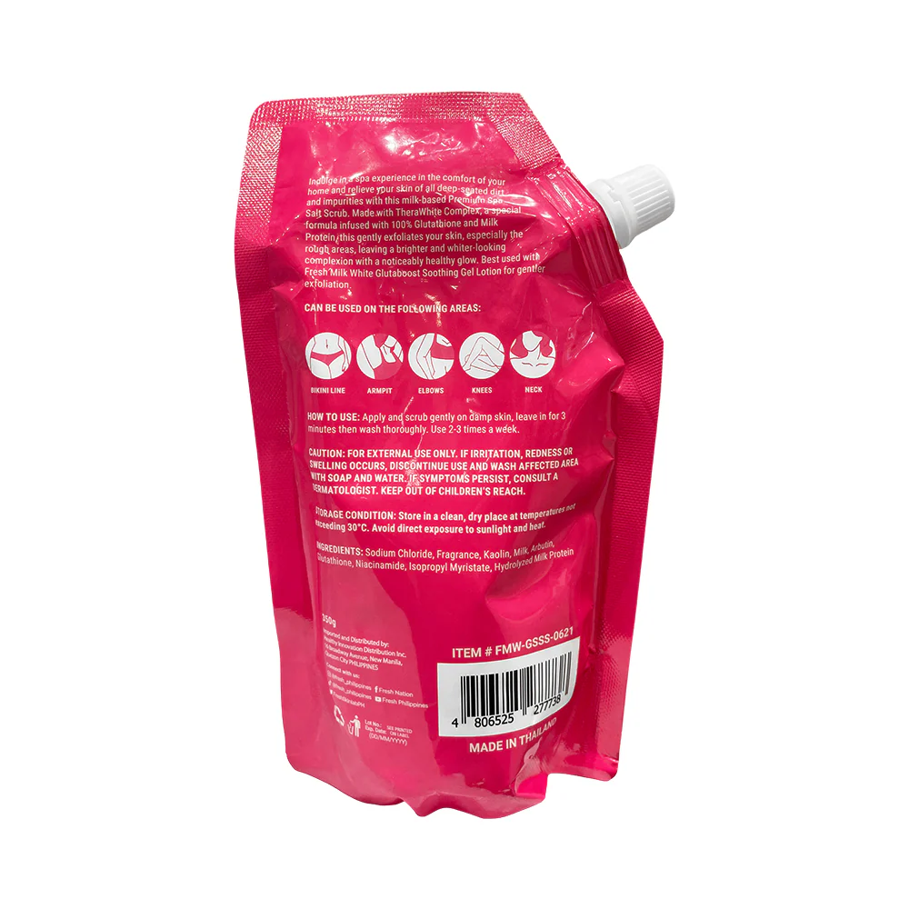 Fresh Skinlab Milk White Glutathione Premium Spa Salt Scrub 350g - Image 3