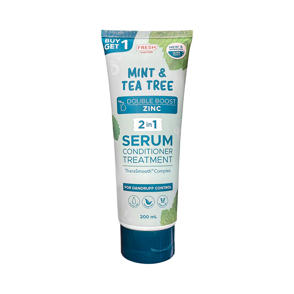 Fresh Hairlab Mint And Tea Tree 2 In 1 Serum Conditioner Treatment 200ml - Image 2