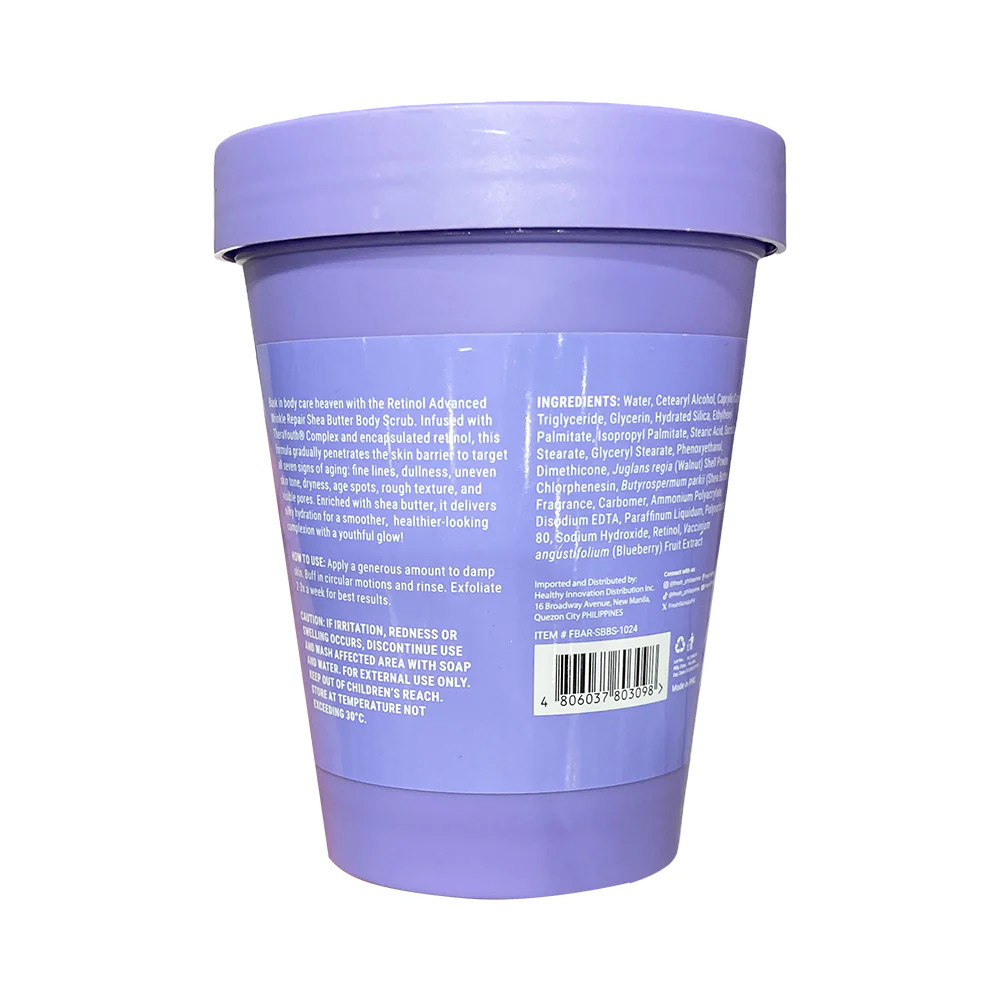 Fresh Skinlab Retinol Shea Butter Body Scrub 300g - Image 3