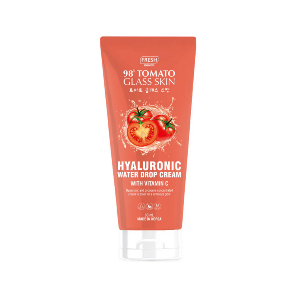 Fresh Skinlab Tomato Glass Skin Hyaluronic Water Drop Cream 80ml - Image 2