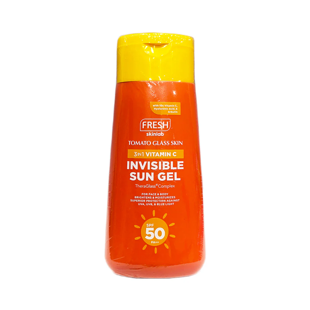 Fresh Skinlab Tomato Glass Skin Invisible Sun Gel SPF 50 100ml - Image 2