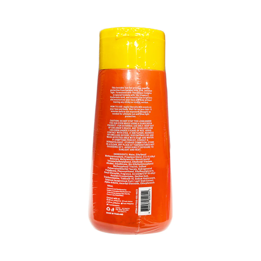 Fresh Skinlab Tomato Glass Skin Invisible Sun Gel SPF 50 100ml - Image 3