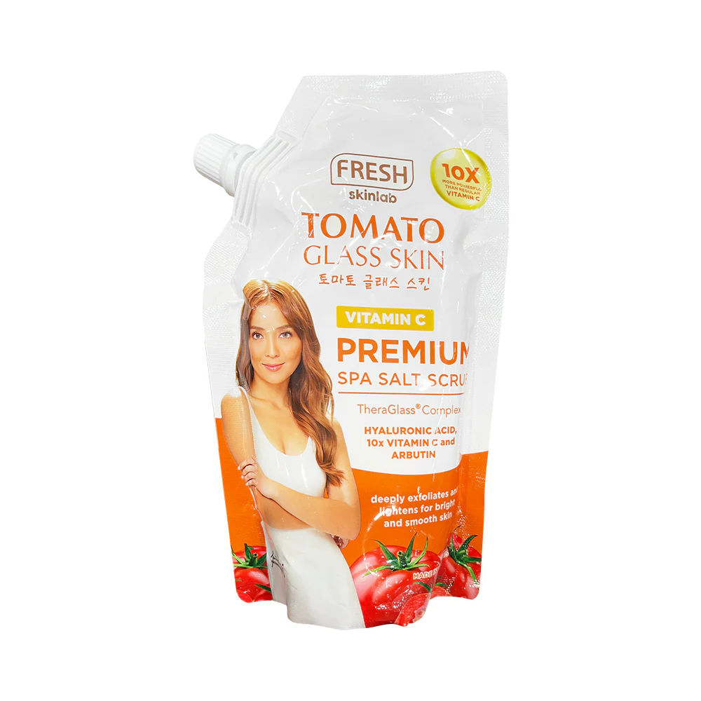 Fresh Skinlab Tomato Glass Skin Vitamin C Premium Spa Salt Scrub 350g - Image 2