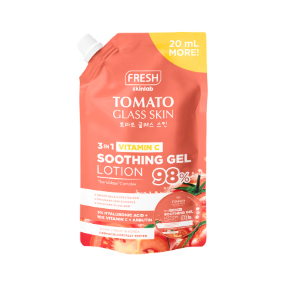 Fresh Skinlab Tomato Glass Skin Soothing Gel Lotion 120ml - Image 2