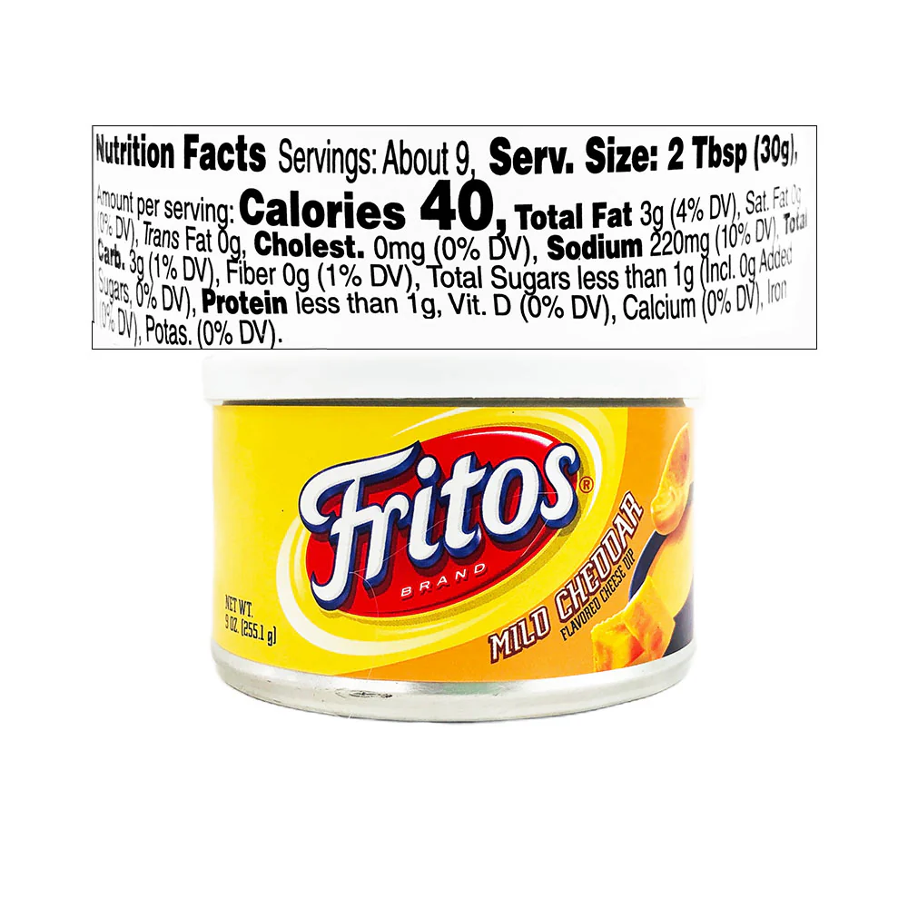 Frito Lay Dip Mild Cheddar 255.14g (9oz) - Image 2