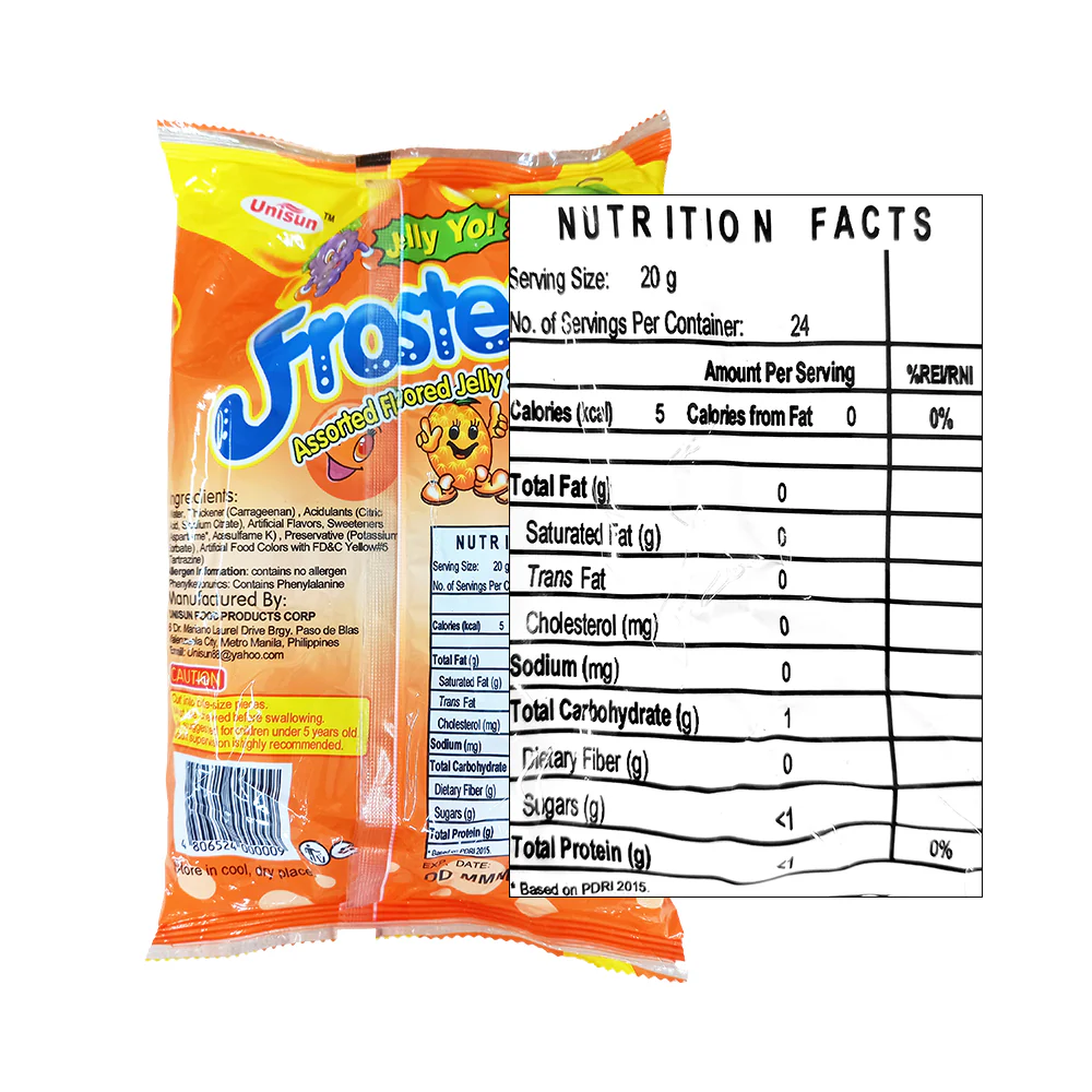Frostee Fruity Jelly Stick Assorted 24's - Image 2