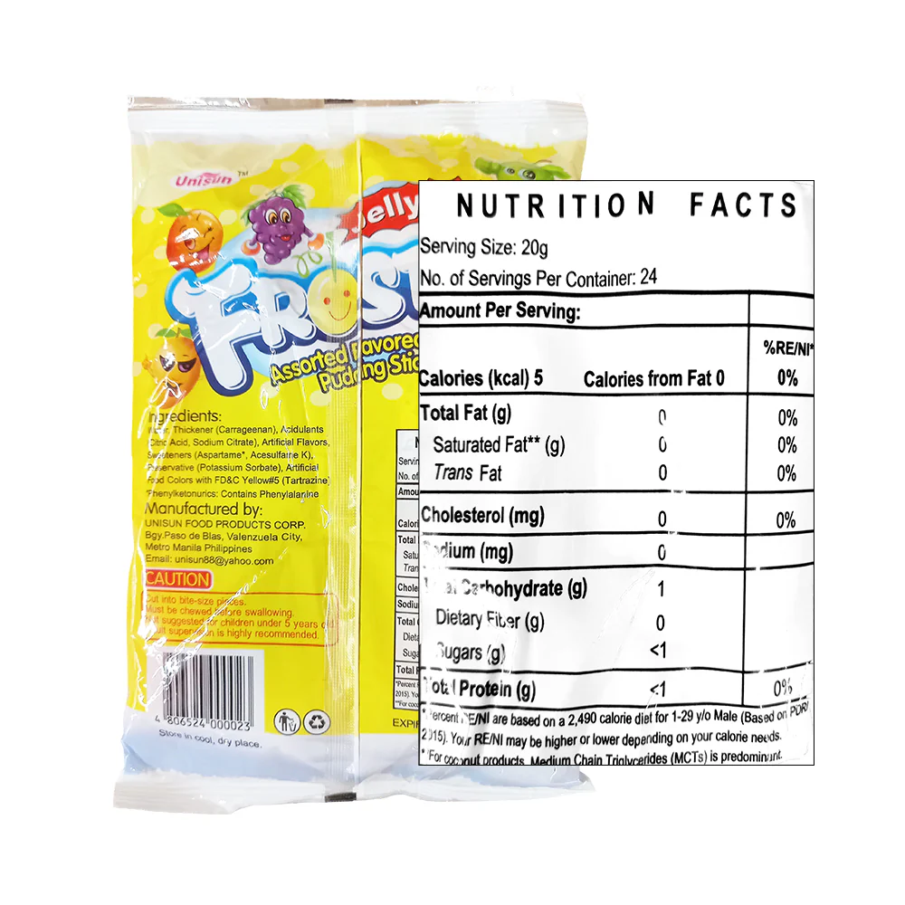 Frostee Fruity Pudding Stick Assorted 24's - Image 2