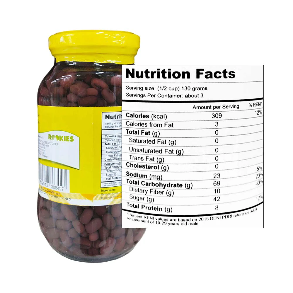Fruit Basket Sweetened Red Mongo 340g (12oz) - Image 2