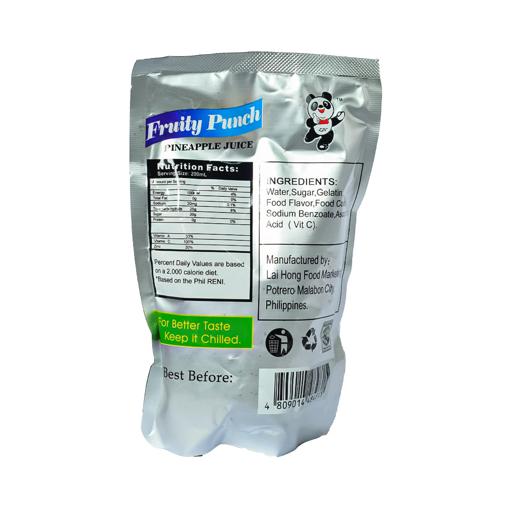 Fruity Punch Juice Pineapple 200ml x 10's - Image 3