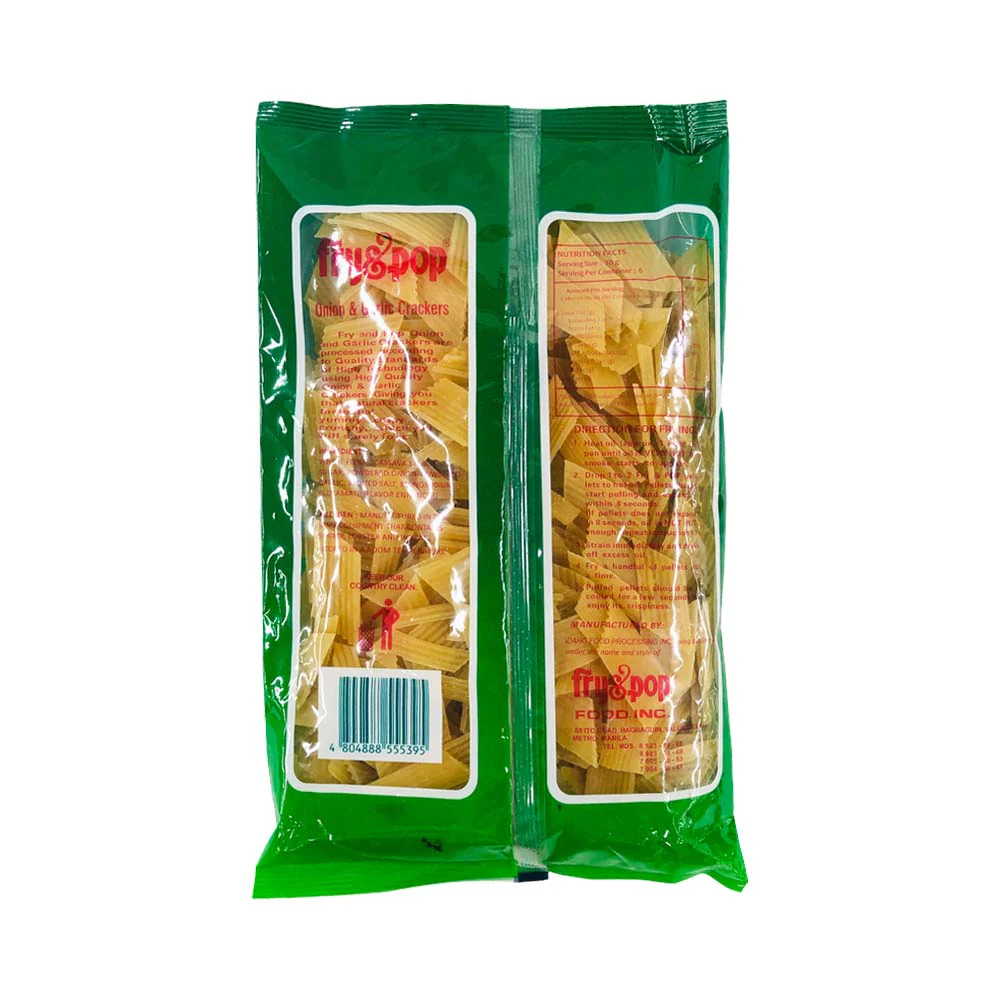 Fry & Pop Crackers Onion And Garlic 400g - Image 2