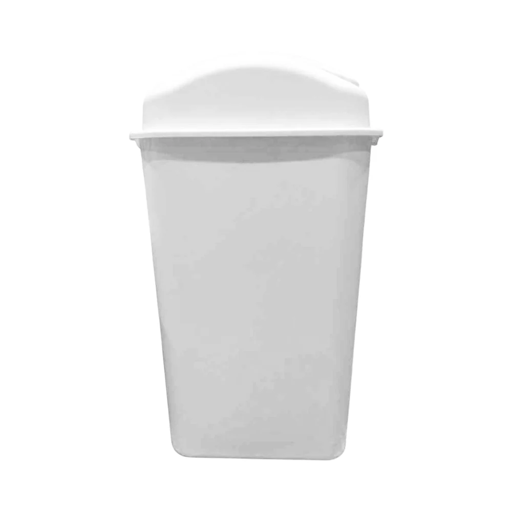 Fuho Trash Bin With Cover White 16L - Image 2