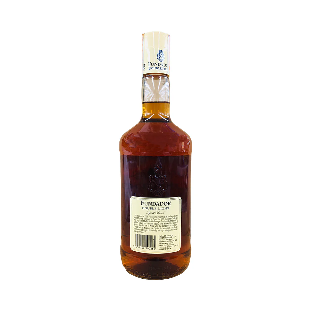 Fundador Double Light Brandy 1L - Image 3