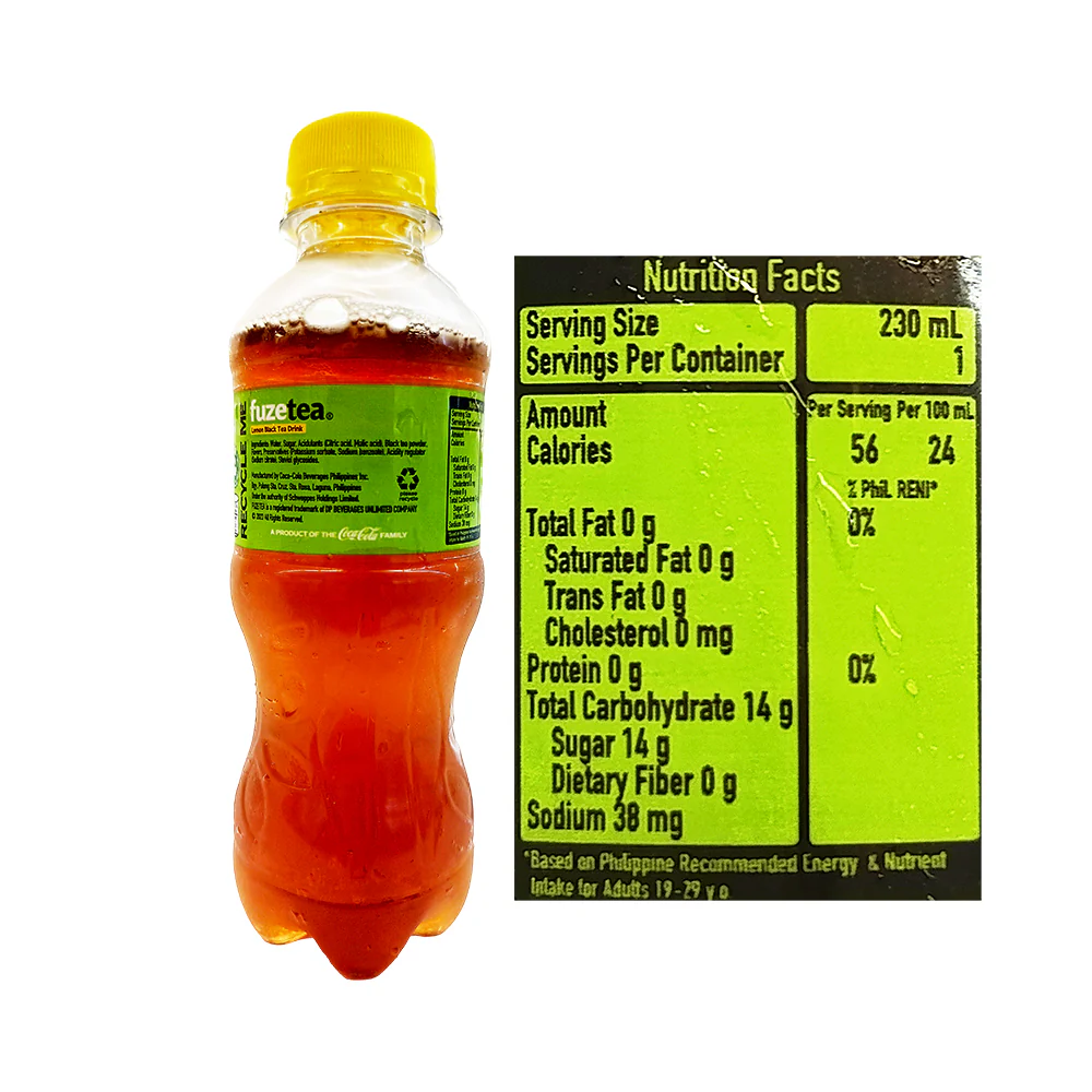 Fuzetea Black Tea Drink Lemon 230ml - Image 2
