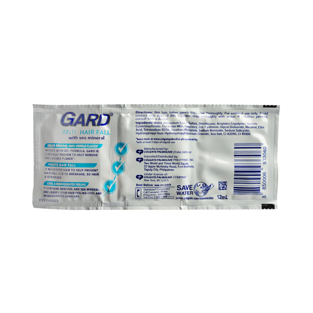 Gard Shampoo Anti-Hairfall 12ml x 12's ( 1 Doz ) - Image 2
