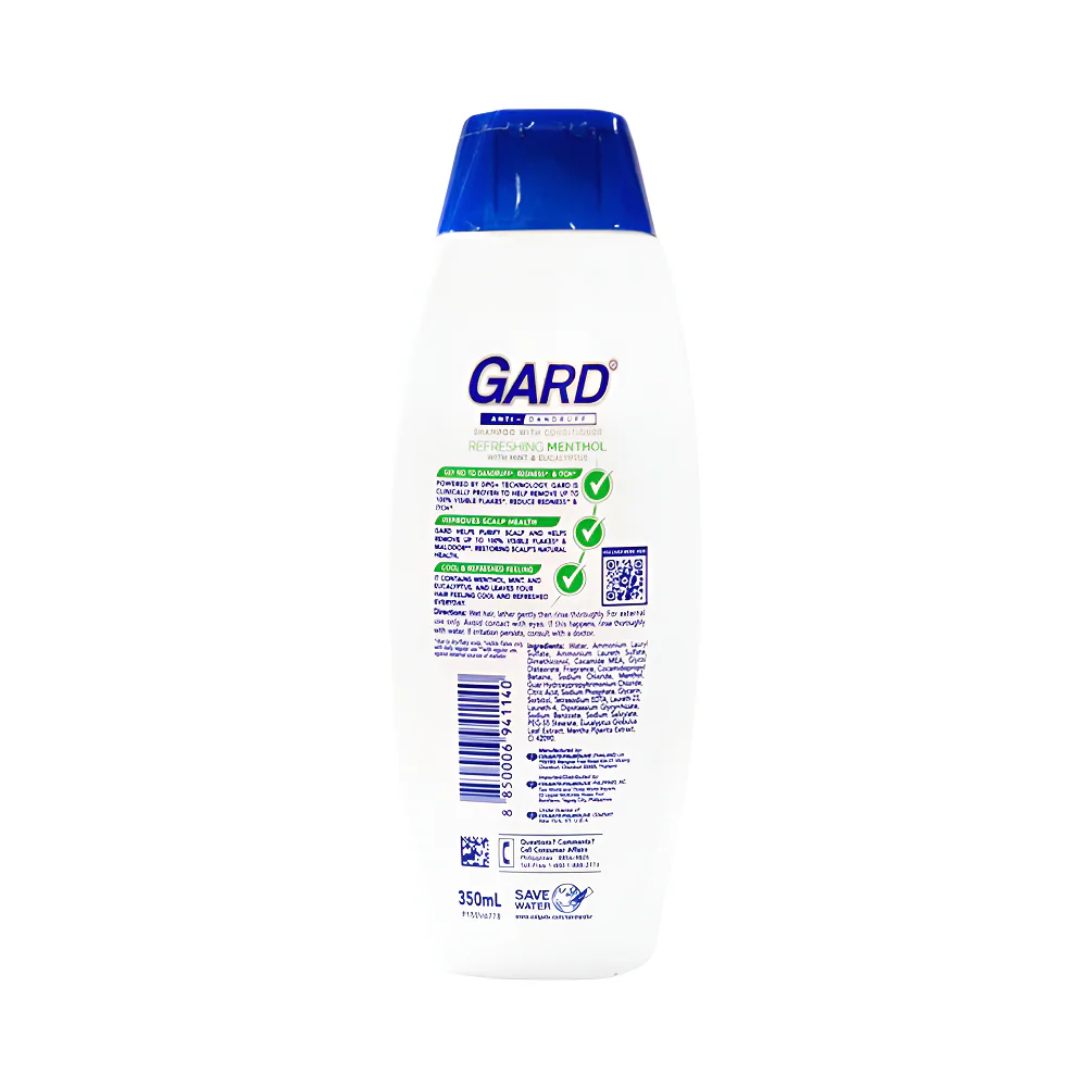 Gard Shampoo Refreshing Menthol 350ml - Image 2