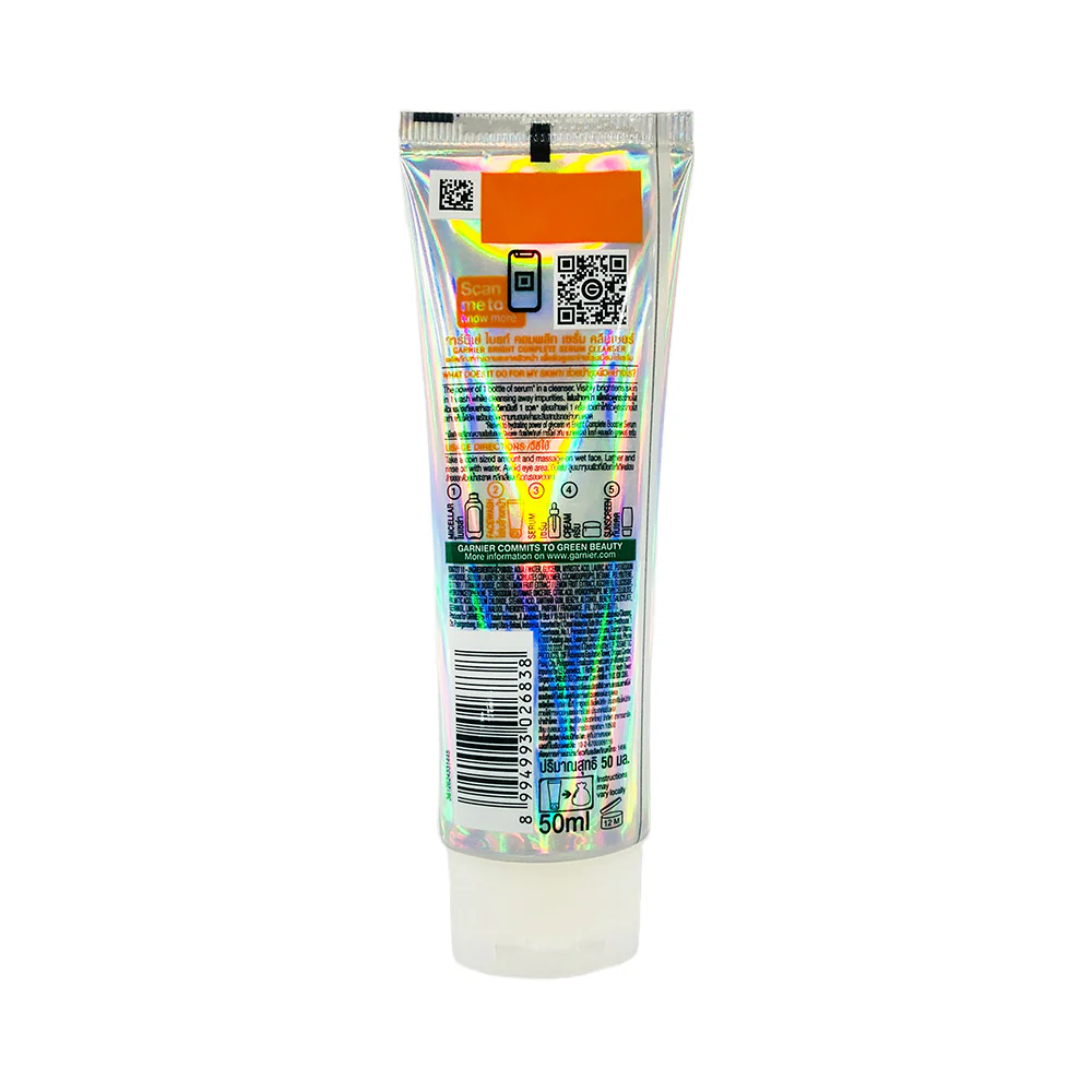 Garnier Bright Complete Serum Cleanser Vitamin C 50ml - Image 2