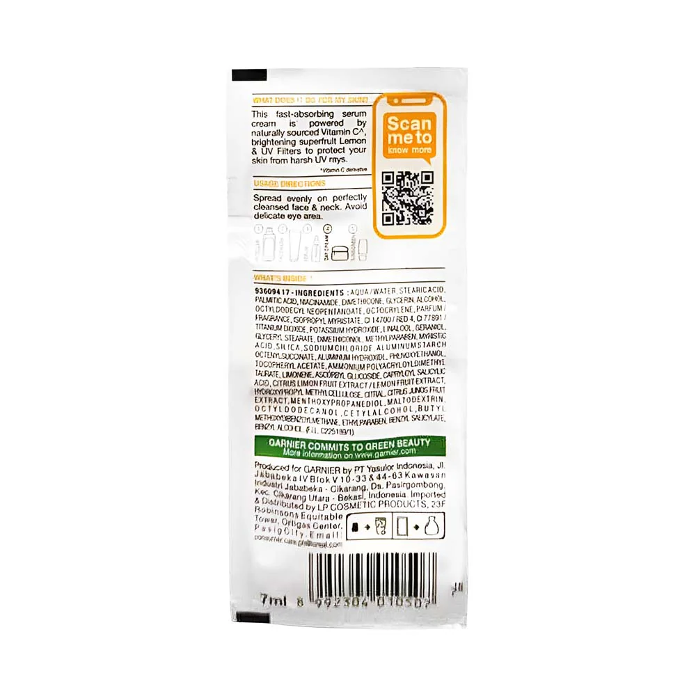Garnier Bright Complete Serum Cream 7ml - Image 2