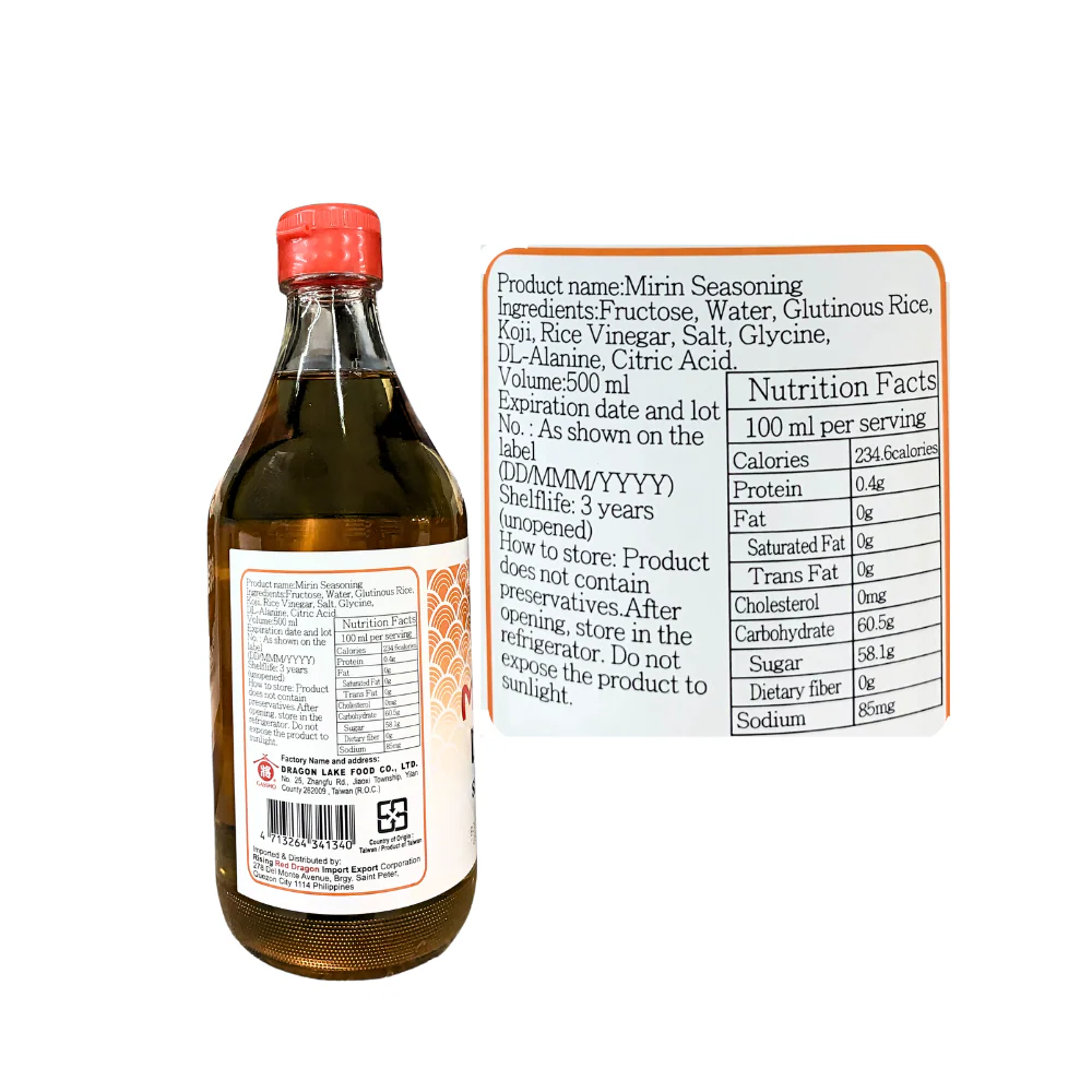 Gassho Mirin Seasoning 500ml - Image 3