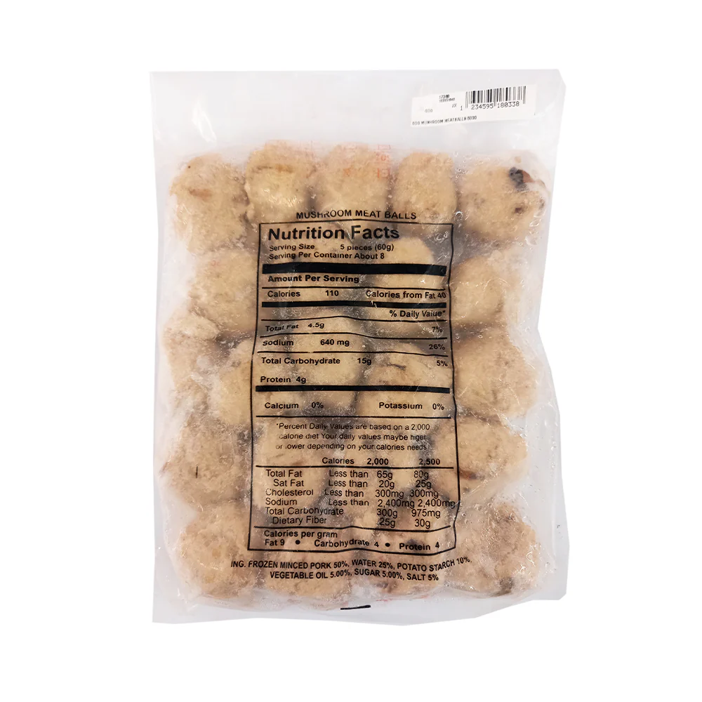 GDG Mushroom Meatballs 500g - Image 2