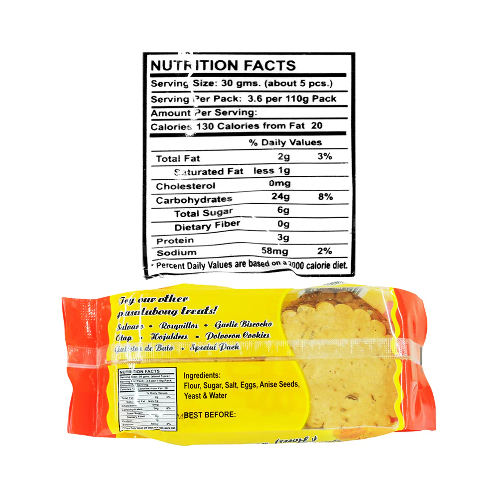 Gene's Galletas Del Carmen Flores 110g - Image 2