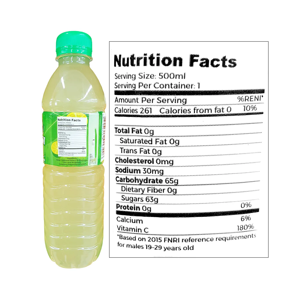 Genrev Calamansi Juice 500ml - Image 2