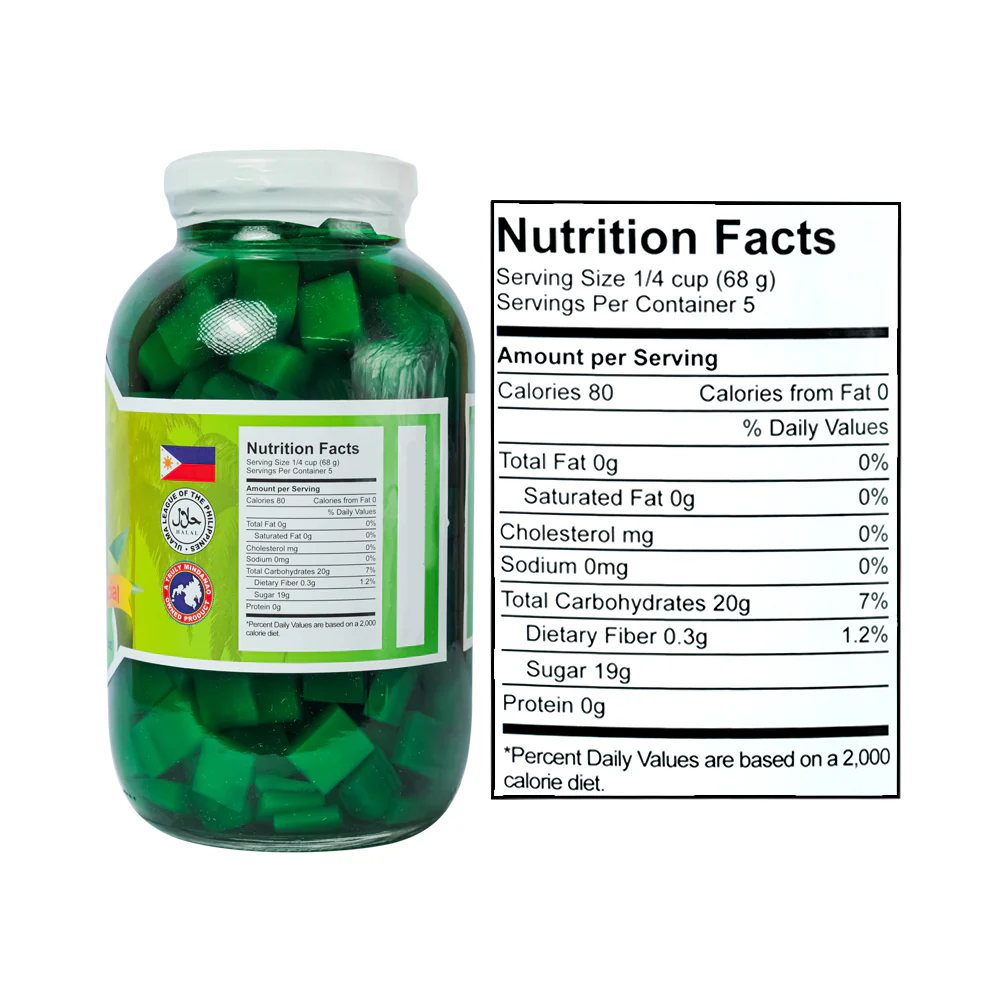 Genrev Special Nata De Coco Green 900g (32oz) - Image 2