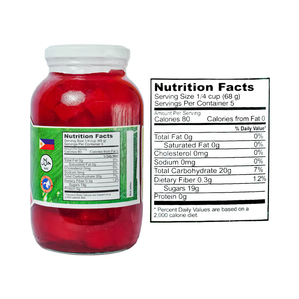 Genrev Special Nata De Coco Red 680g (24oz) - Image 2