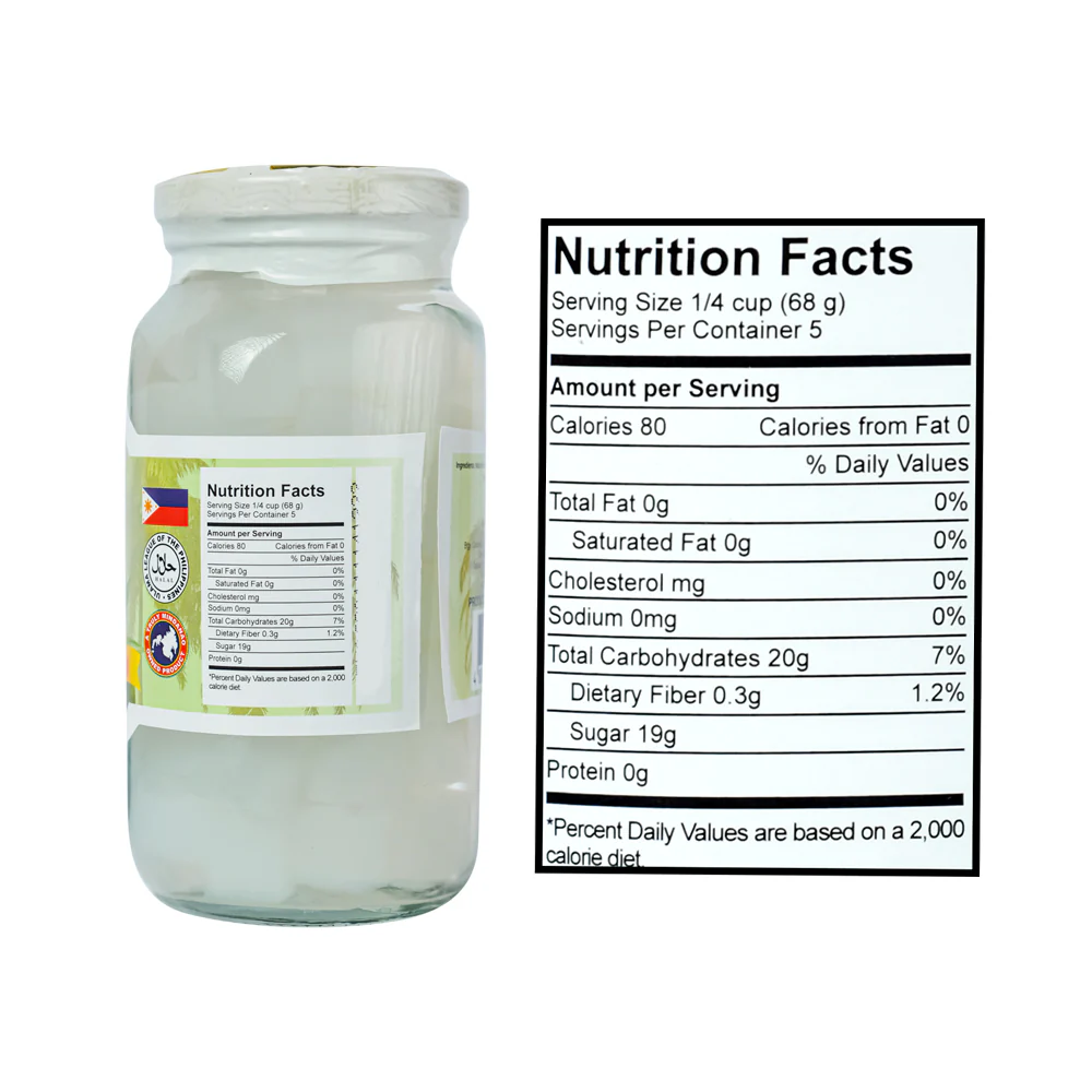Genrev Special Nata De Coco White 340g (12oz) - Image 2