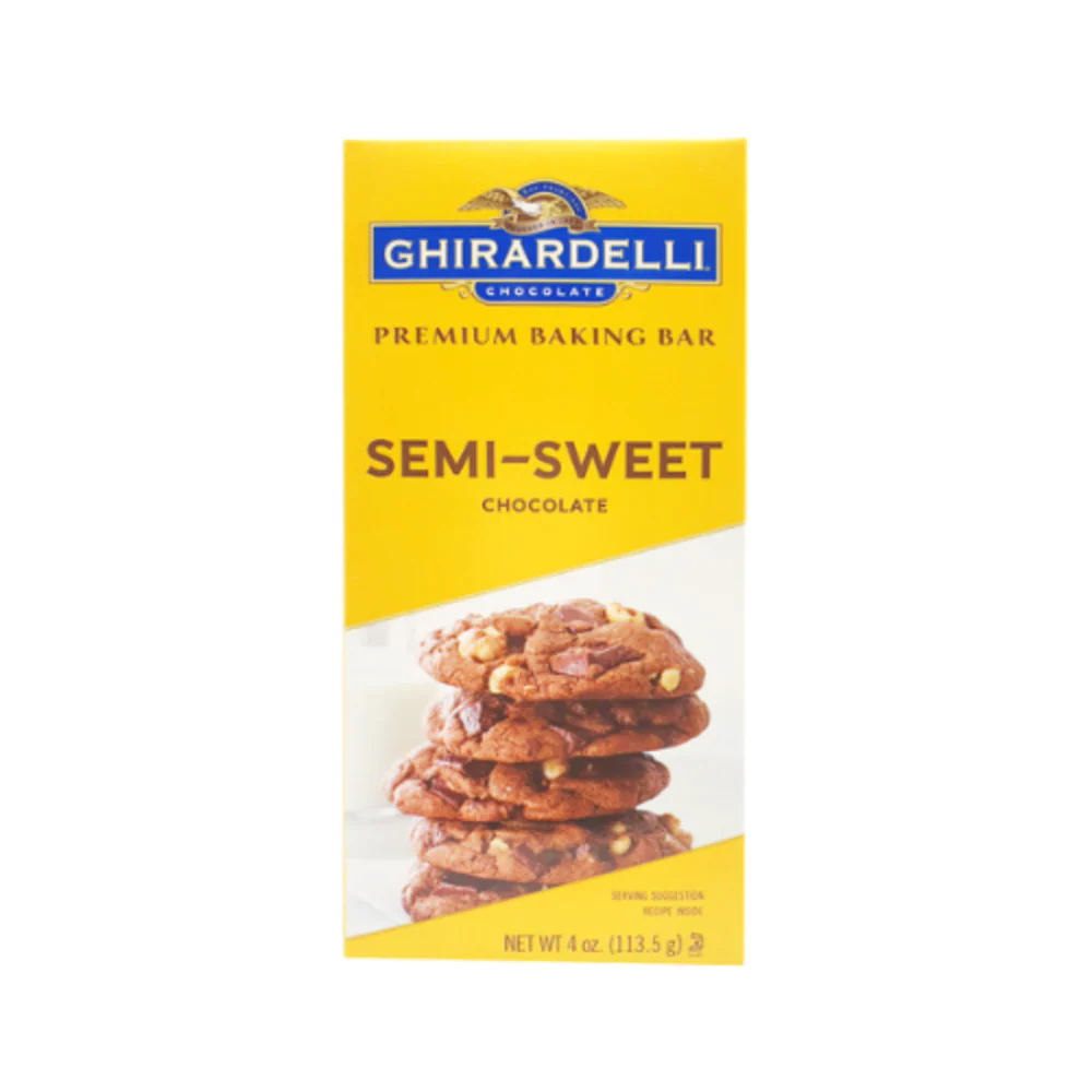 Ghirardelli Semi-Sweet Chocolate Baking Bar 113.5g (4oz) - Image 2