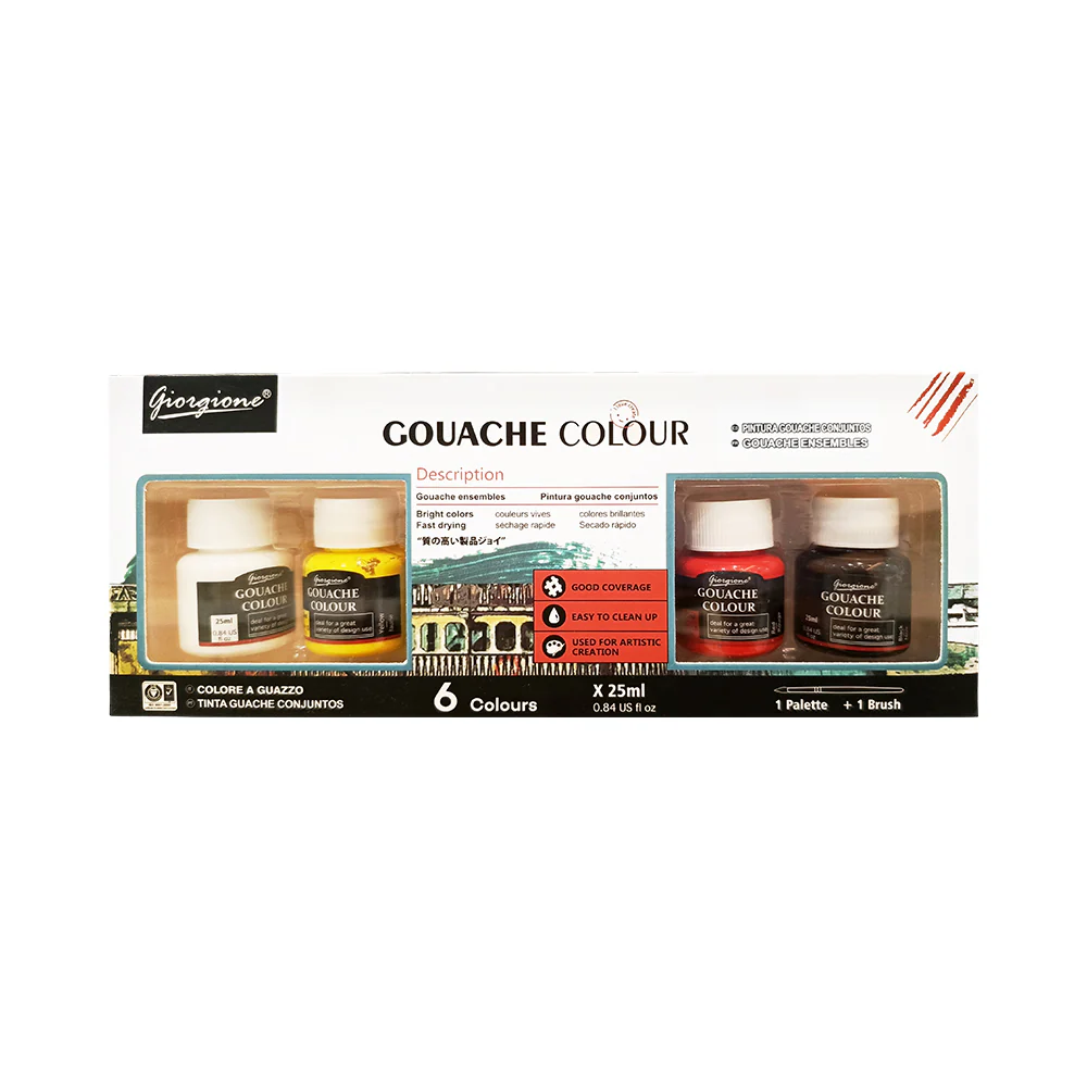 Giorgione Gouache Color 6 Colors