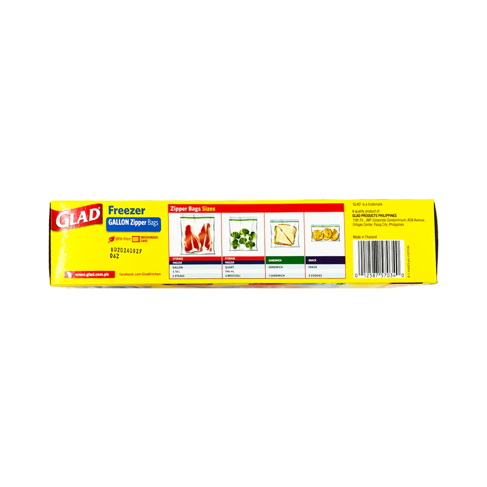 Glad Freezer Bags Large 15's - Image 2