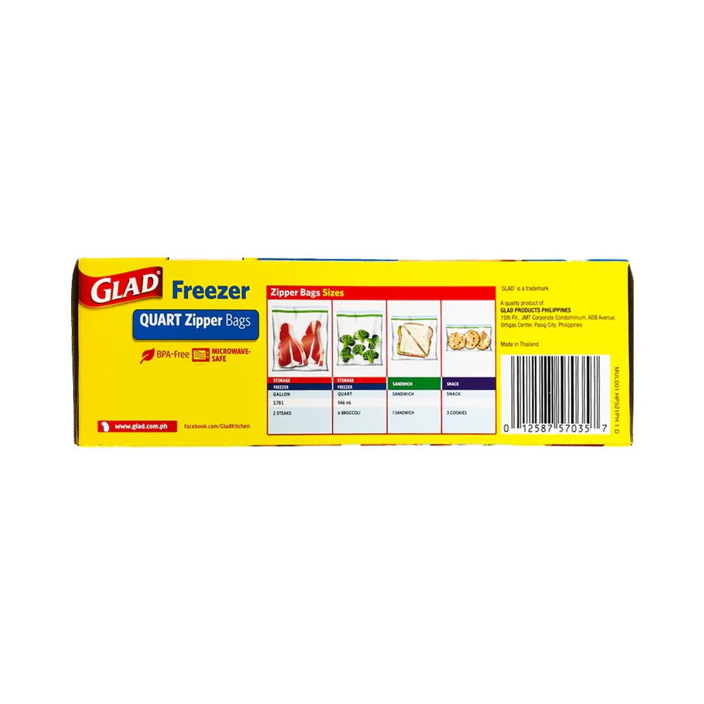 Glad Freezer Bags Small 20's - Image 2