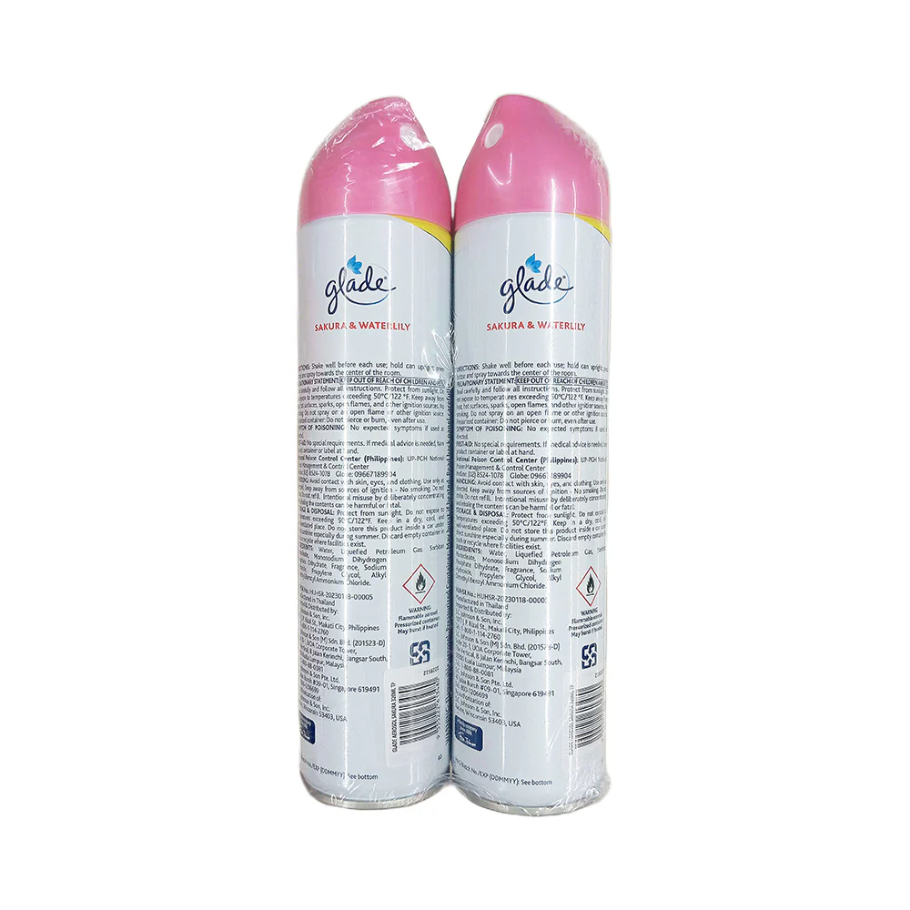 Glade Air Freshener Sakura And Waterlily 320ml 2's - Image 2