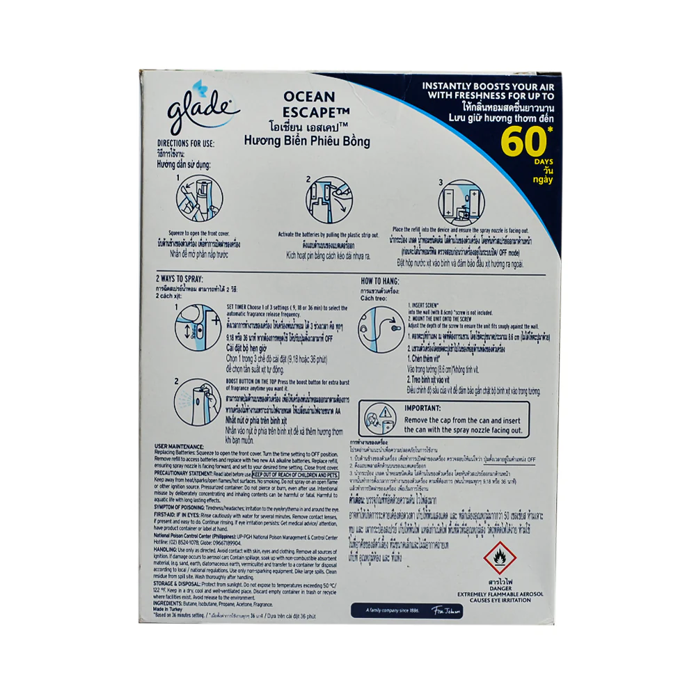 Glade Automatic Spray Ocean Escape Primary 175g - Image 2